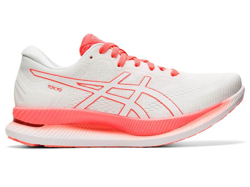 Dámské Běžecké Boty Asics GLIDERIDE TOKYO Bílé 62734HWJO